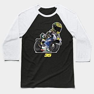 Cal Crutchlow 35 Cartoon Baseball T-Shirt